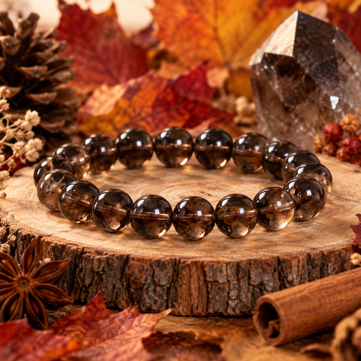 Bracelet Quartz Fumé A+