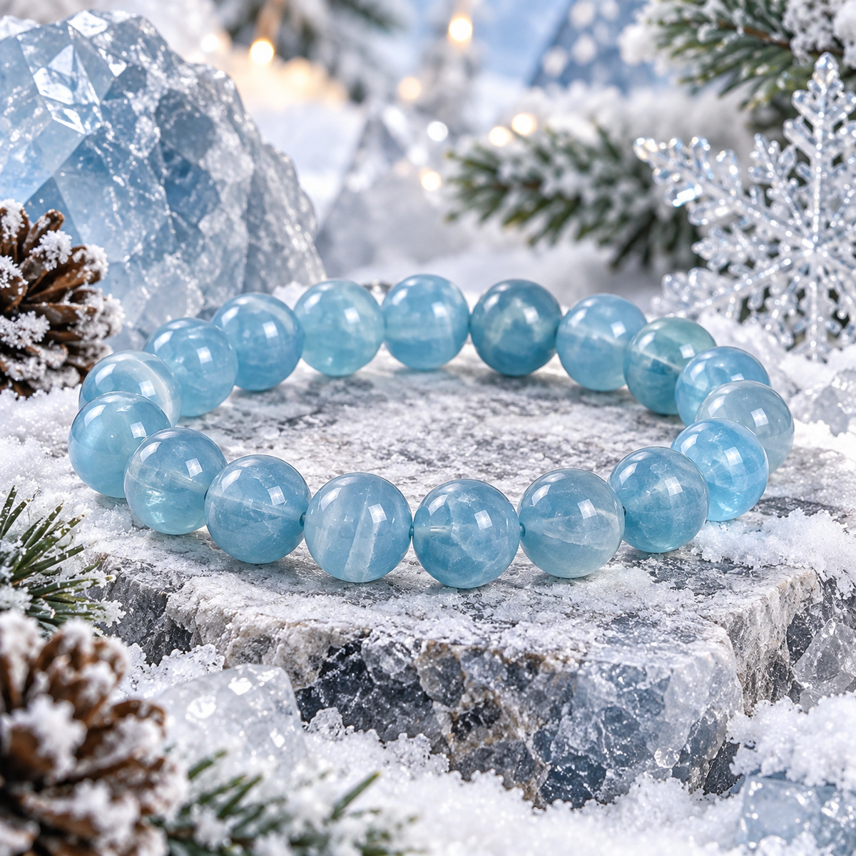 Bracelet Calcite Bleue AA