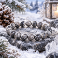 Bracelet Jaspe Picasso Gris A+