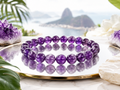 Bracelet Améthyste naturelle AA