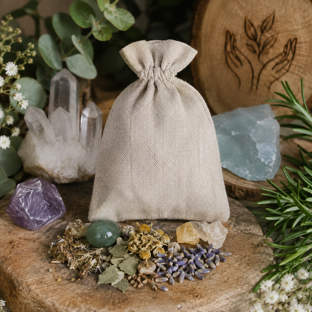 Talisman en Lin – Préparé artisanalement