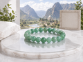 Bracelet en Aventurine Verte  Qualité A