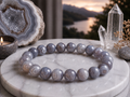 Bracelet en Agate Botswana Grise Qualité AA+