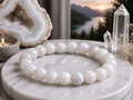 Bracelet en Agate Blanche Qualité A