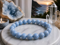 Bracelet en Angélite Bleue  Qualité A+