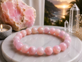 Bracelet en Opale Rose des Andes Qualité A+
