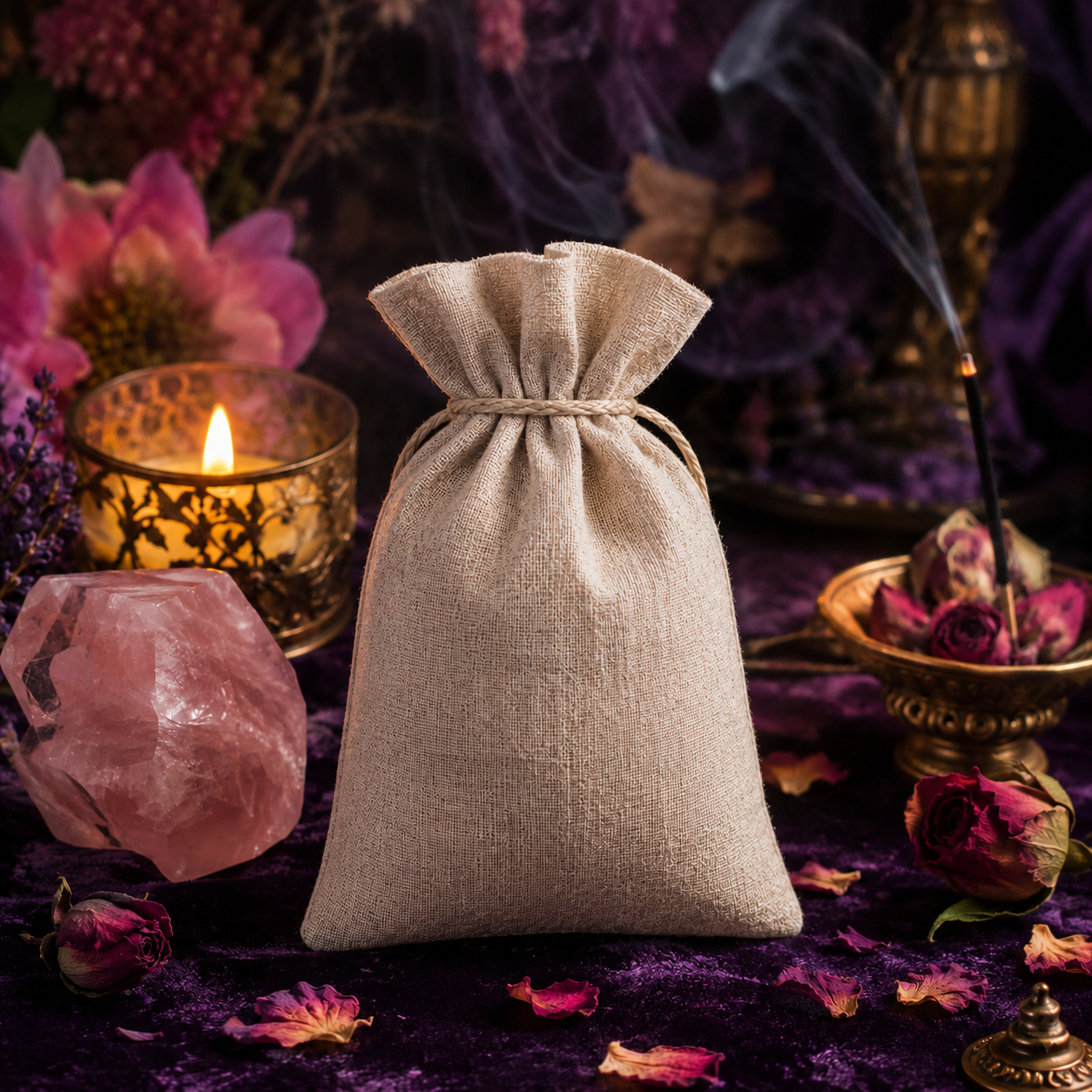 Talisman en Lin – Préparé artisanalement